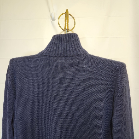 Dark Blue Polo by Ralph lauren Knitted sweater size: Medium - Picture 10 of 11